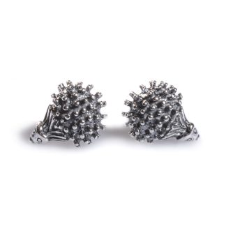 Silver Hedgehog Stud Earrings