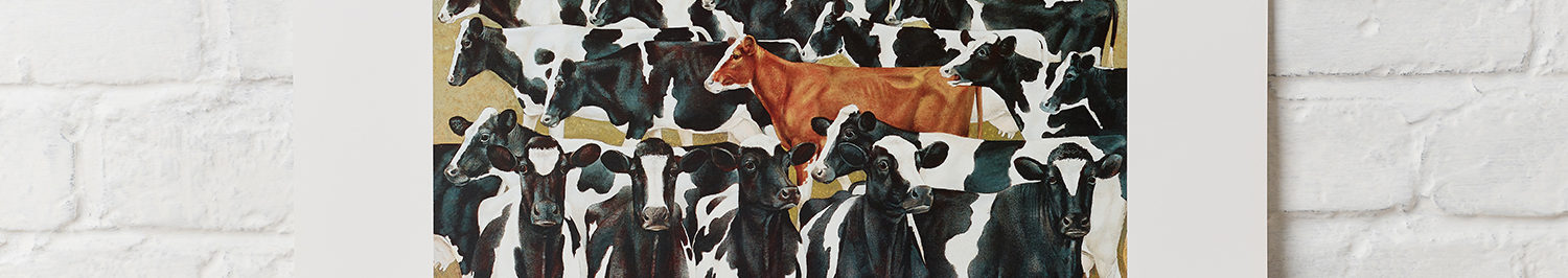 Brown Cow Painting