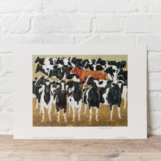 Brown Cow Painting