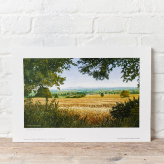 Summertime in the Malverns Painting