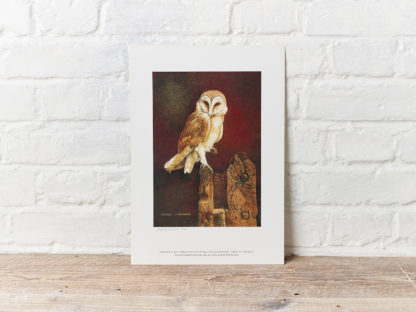 Barn Owl Painting