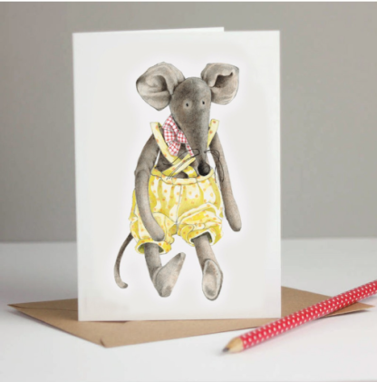 Mouse Greeting Card by Margaret Taylor