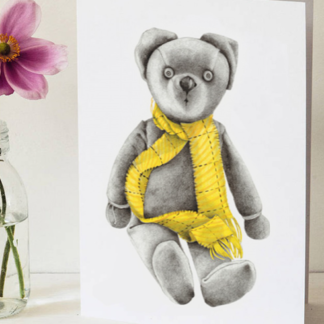 Bear Greeting Card by Margaret Taylor