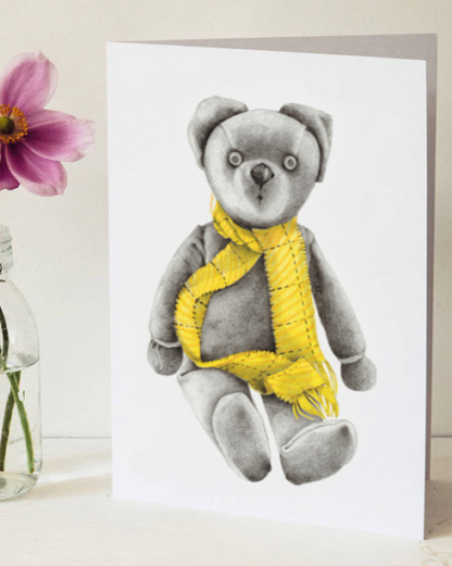 Bear Greeting Card by Margaret Taylor