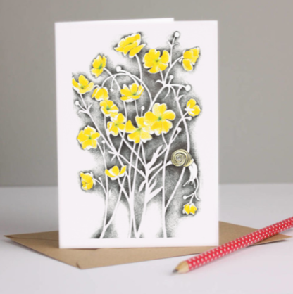 Buttercups Greeting Card by Margaret Taylor