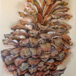 Cone Painting by Margaret Taylor