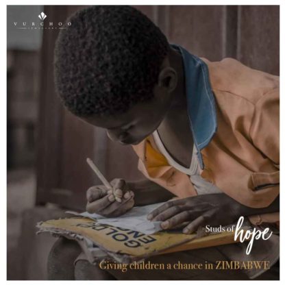 silver opal studs, studs of hope zimbabwe charity