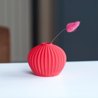 Mini Rhubarb Vase designed and printed by Keeley Traae. Hello Beautiful Range.